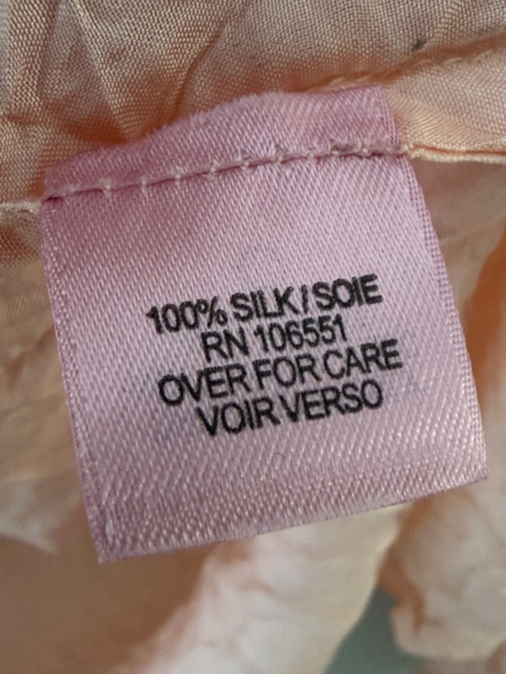 Calypso St. Barth Women Lg Sheer Blush Pink Button Up Blouse Wrinkle Design Top - Picture 6 of 9
